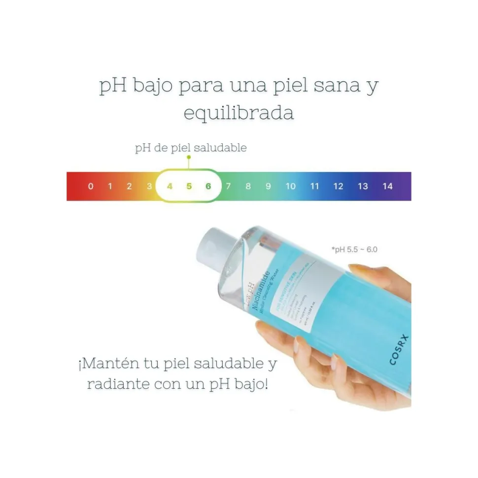 Agua Micelar COSRX Low pH Niacinamide Micellar Cleansing Water