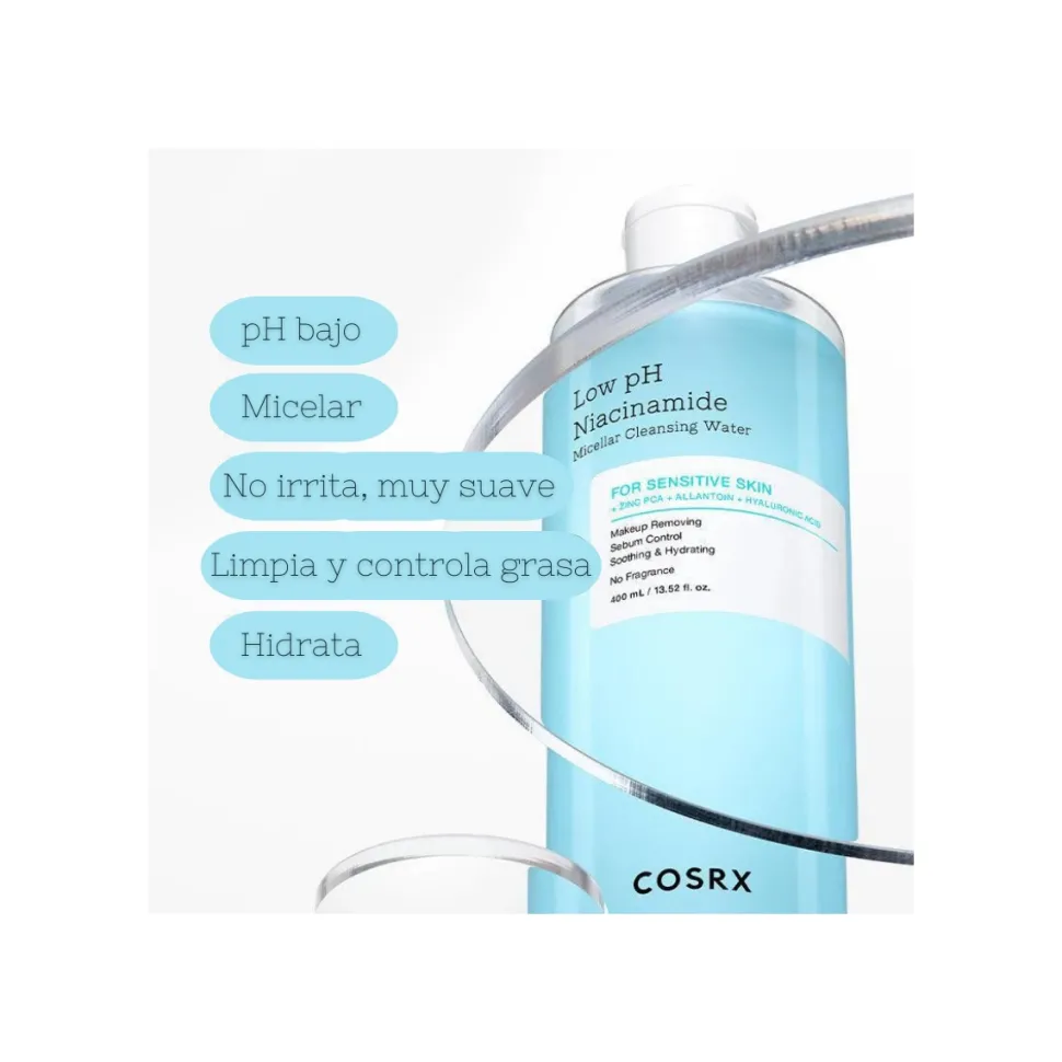 Agua Micelar COSRX Low pH Niacinamide Micellar Cleansing Water