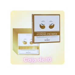 Caja 10 Parches para Contorno de Ojos Beauugreen COLLAGEN & GOLD HydroGel Eye Patch