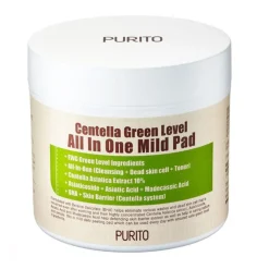 Centella Green Level All In One Mild Pad Limpiador +Tónico + Exfoliante