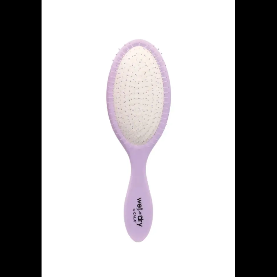 Cepillo de pelo desenredante lavanda CALA Wet N Dry Brush Lavender