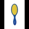 Cepillo de pelo desenredante azul y amarillo CALA Wet N Dry Cobalt Blue/ Yellow