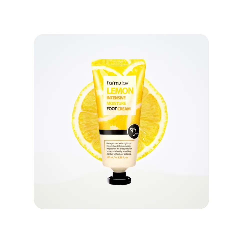 Crema para pies Farmstay Lemon Intensive Foot Cream 100ml