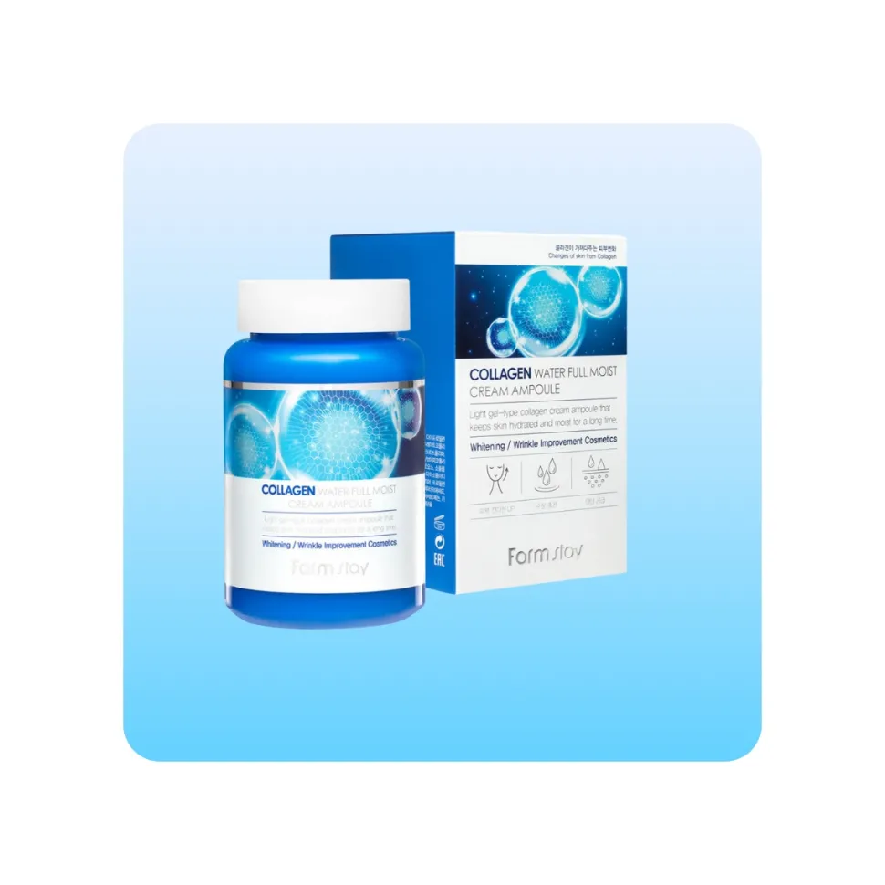 Farmstay Collagen Water Full Moist Cream Ampoule 250 ml