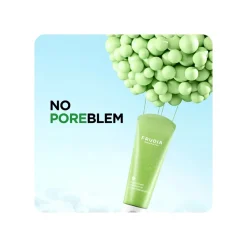Frudia Green Grape Pore Control Scrub Cleansing Foam - Espuma limpiadora exfoliante.