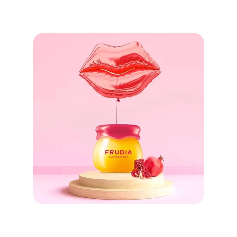 Frudia Pomegranate Honey 3 in 1 Lip Balm. Volumen, Color e Hidratación