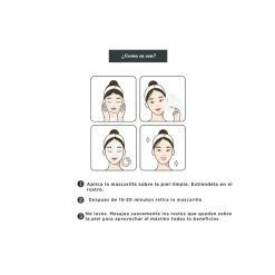 Mascarilla de Vitaminas y Niacinamida SKIN627 Vitamin with Niacinamide Facial Mask