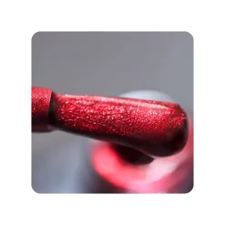 Nude Experiencie Scala Esmalte Uñas Rojo-Negro Perlado