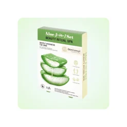 Pack de tres mascarillas para cara, pies y manos Aloe 3-in-1 Set Beauty Ritual Set