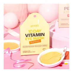 Parches con Vitaminas Petitfée 10 Day Vitamin Eye Mask Brigtening