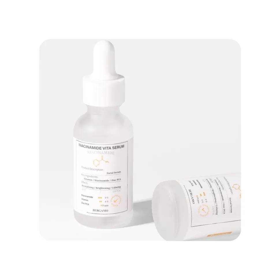 Serum con niacinamida y vitaminas Bergamo Premium Niacinamide Vita Serum