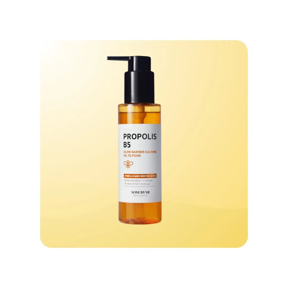 Some by Mi Propolis B5 Glow Barrier Calming Oil To Foam