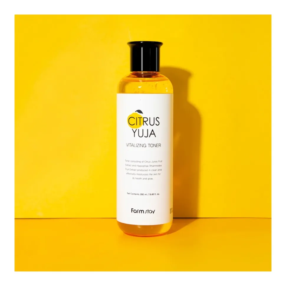 Tónico con Vitamina C Farmstay Citrus Yuja Vitalizing Toner 280ml