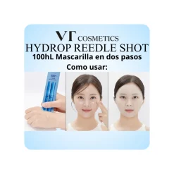 VT Cosmetics Hydrop Reedle Shot 100hL 2 Step Mask